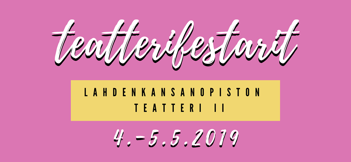 Teatterifestarit 2019 -teatteriesityksen promokuva